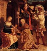 Master of Ab Monogram The Adoration of the Magi oil
